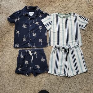 Old Navy Kids Pajama Set - Navy and White
